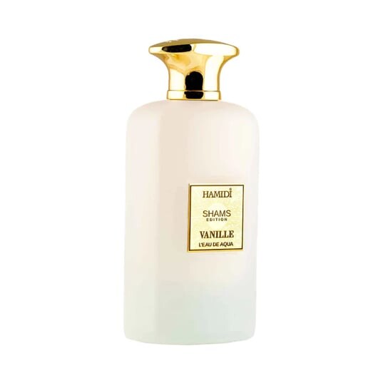 Духи для женщин, 100 мл Hamidi, Shams Edition Vanille L'eau De Aqua Parfum, Hamidi Maison Luxe
Духи для женщин, 100 мл Hamidi, Shams Edition Vanille L'eau De Aqua Parfum, Hamidi Maison Luxe