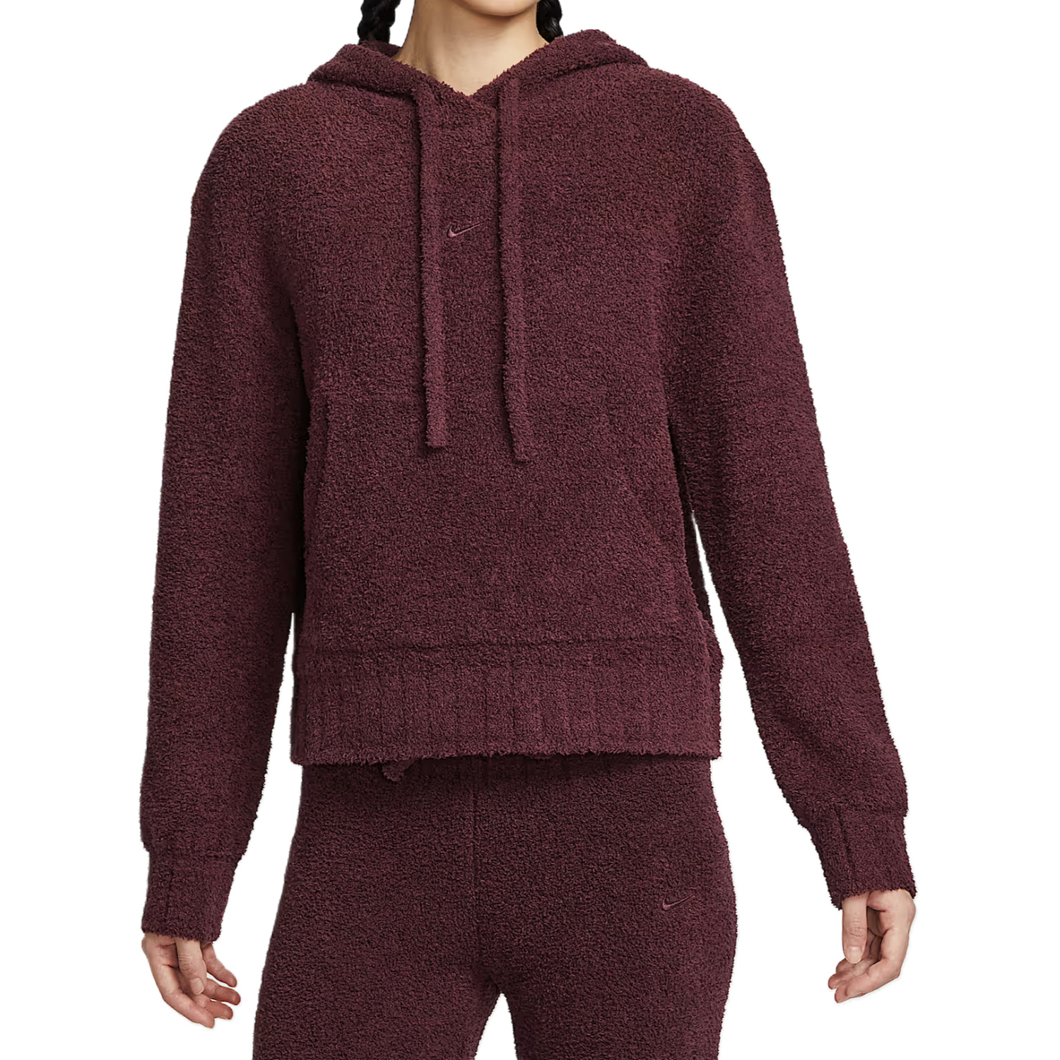 Спортивная одежда Phoenix Cozy Bouclé женская свободная вязаная худи Nike, Burgundy
Спортивная одежда Phoenix Cozy Bouclé женская свободная вязаная худи Nike, Burgundy