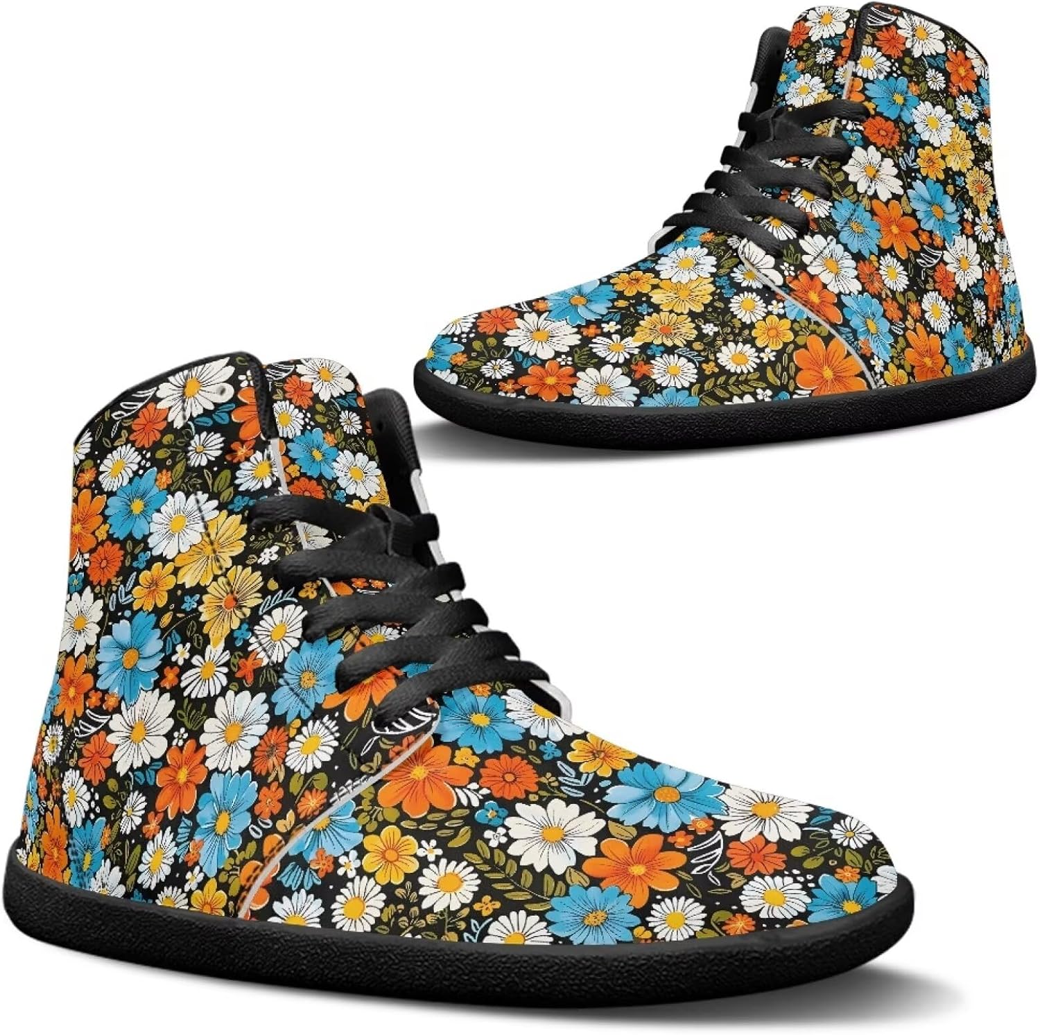 Унисекс высокие кеды из ПУ-кожи для повседневной носки, шнуровка, нескользящие, стиль barefoot Goronwyfloyd, Hippie Flower
Унисекс высокие кеды из ПУ-кожи для повседневной носки, шнуровка, нескользящие, стиль barefoot Goronwyfloyd, Hippie Flower