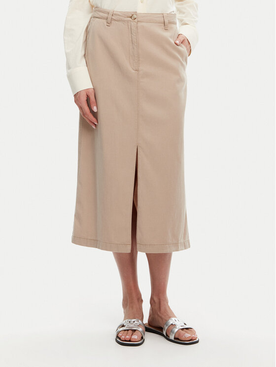 Юбка миди стандартный крой WW0WW44726 Tommy Hilfiger, бежевый
Юбка миди стандартный крой WW0WW44726 Tommy Hilfiger, бежевый