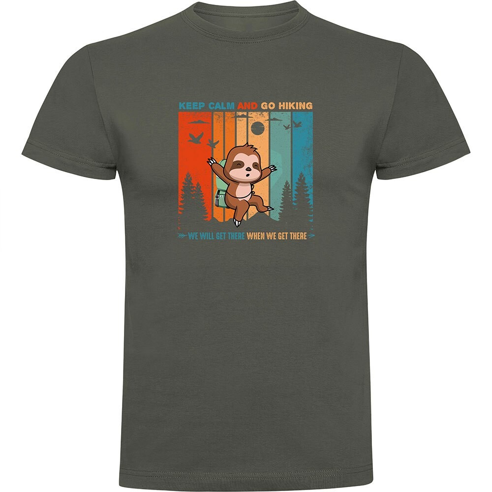 Футболка с коротким рукавом Kruskis Keep Calm Sloth, зеленый 
Футболка с коротким рукавом Kruskis Keep Calm Sloth, зеленый