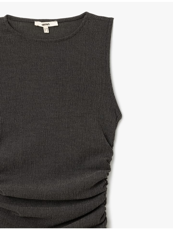 Платье до колена KOTON, темно-синий 
Платье до колена KOTON, темно-синий