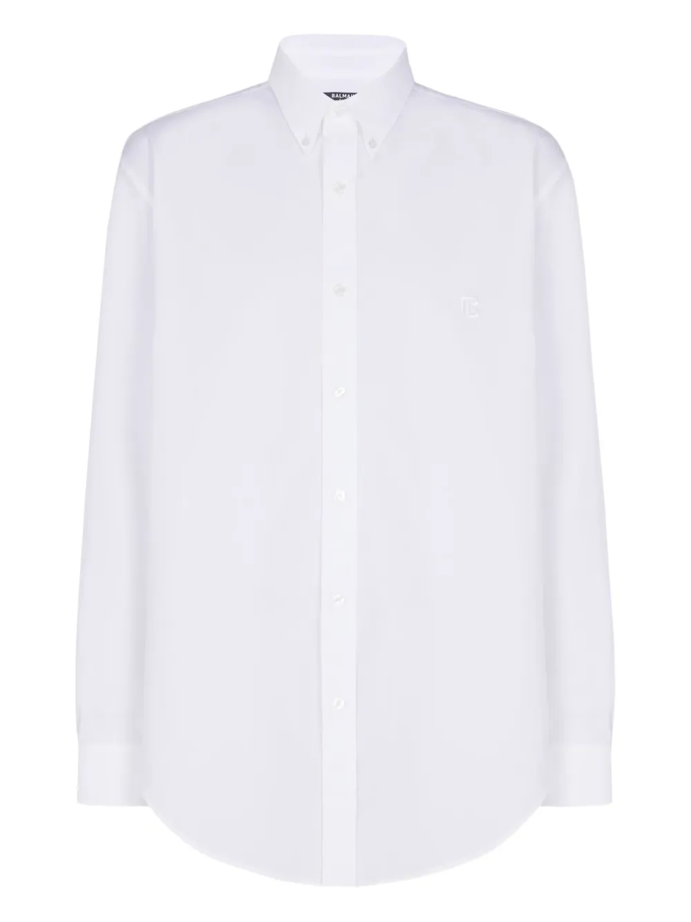 Поплиновая рубашка Balmain, белый
Поплиновая рубашка Balmain, белый