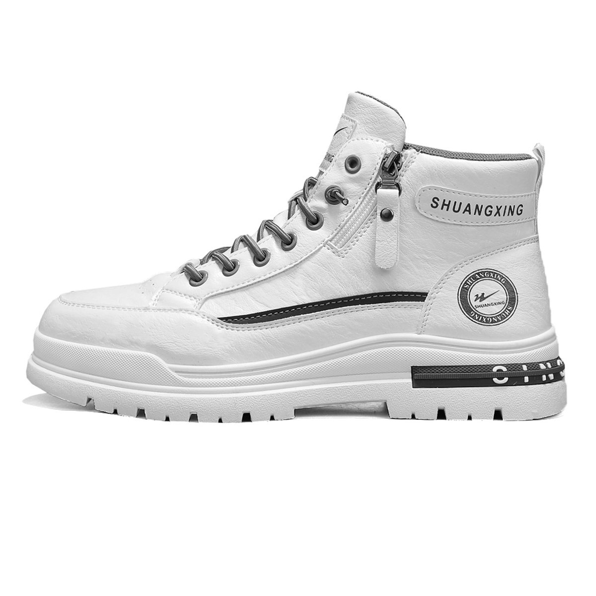 Binary Кроссовки для скейтбординга средней высоты, мужские, белые, серые
Binary Кроссовки для скейтбординга средней высоты, мужские, белые, серые