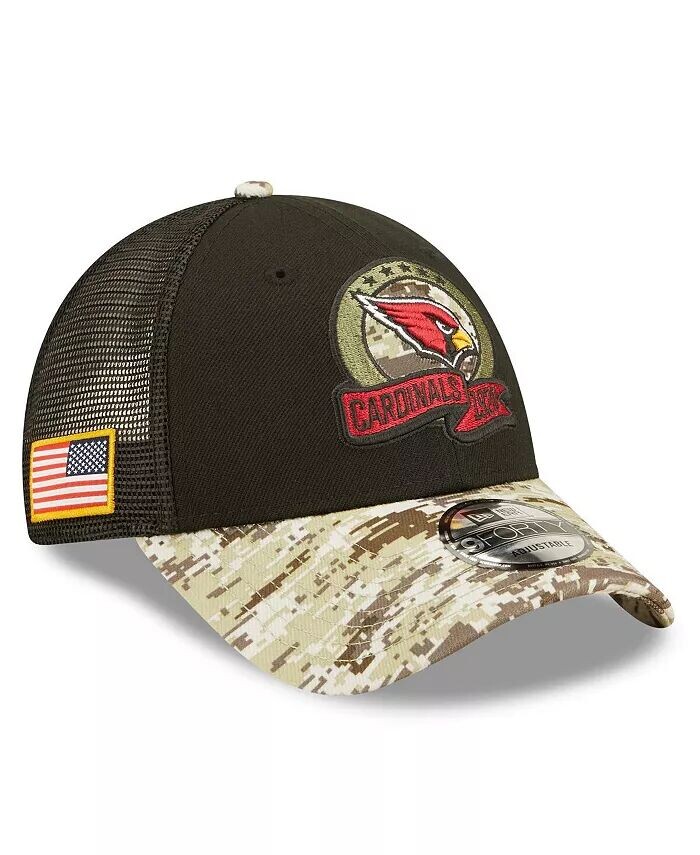Мужская черная камуфляжная кепка Arizona Cardinals 2022 Salute To Service 9FORTY Snapback Trucker Hat New Era
Мужская черная камуфляжная кепка Arizona Cardinals 2022 Salute To Service 9FORTY Snapback Trucker Hat New Era