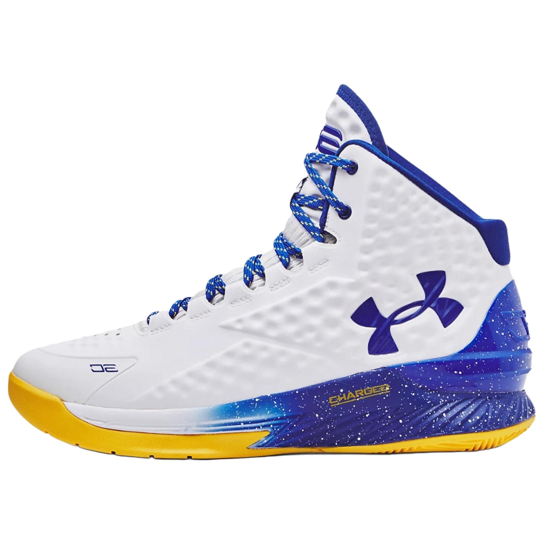 Карри 1 'Dub Nation' Under Armour, белый синий желтый
Карри 1 'Dub Nation' Under Armour, белый синий желтый