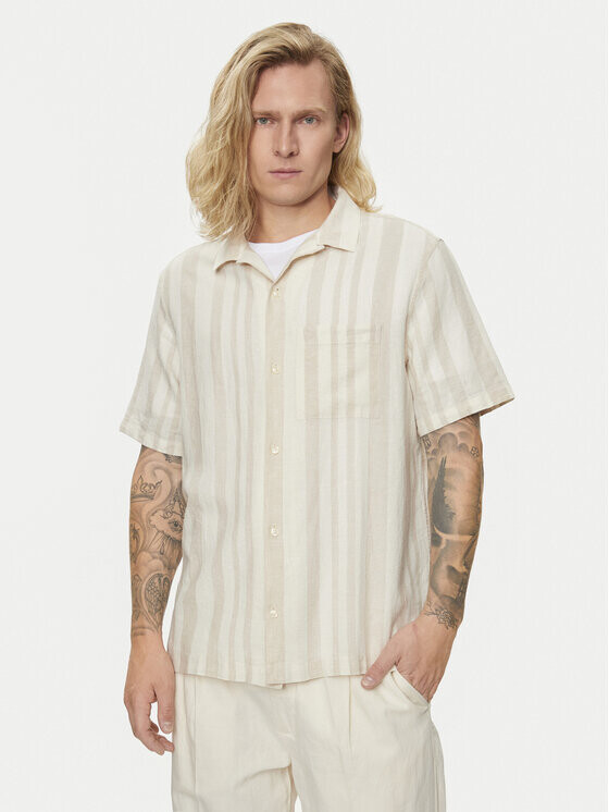 Рубашка стандартного кроя Gap, бежевый
Рубашка стандартного кроя Gap, бежевый