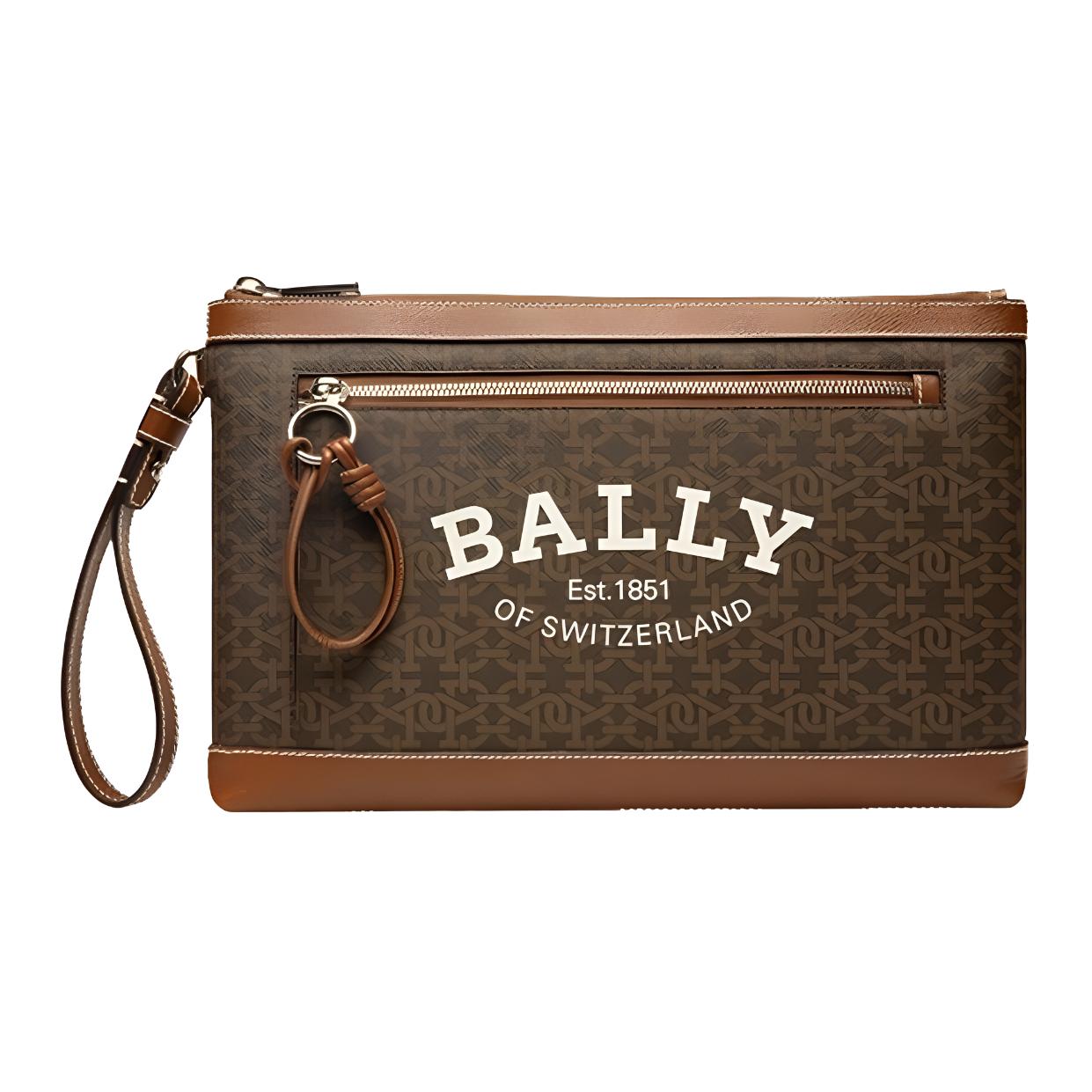 BALLY Кожаный клатч на молнии средний мужской коричневый
BALLY Кожаный клатч на молнии средний мужской коричневый