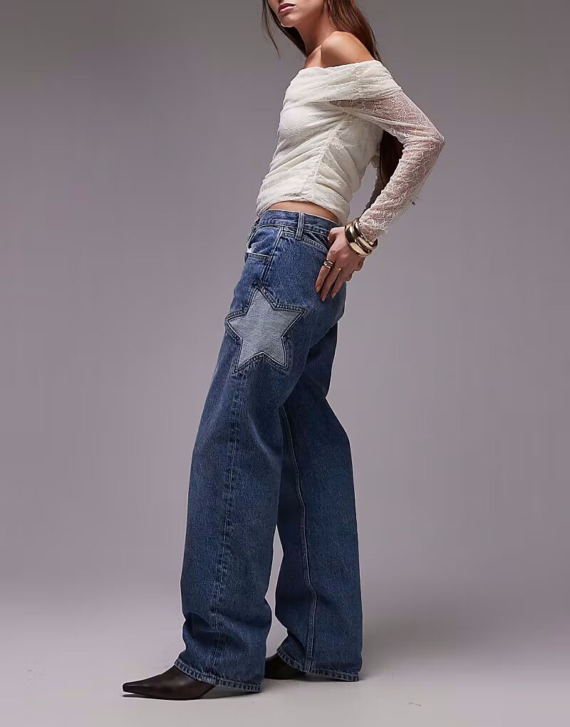 Mango - Синие джинсы со звездами
Mango - Синие джинсы со звездами