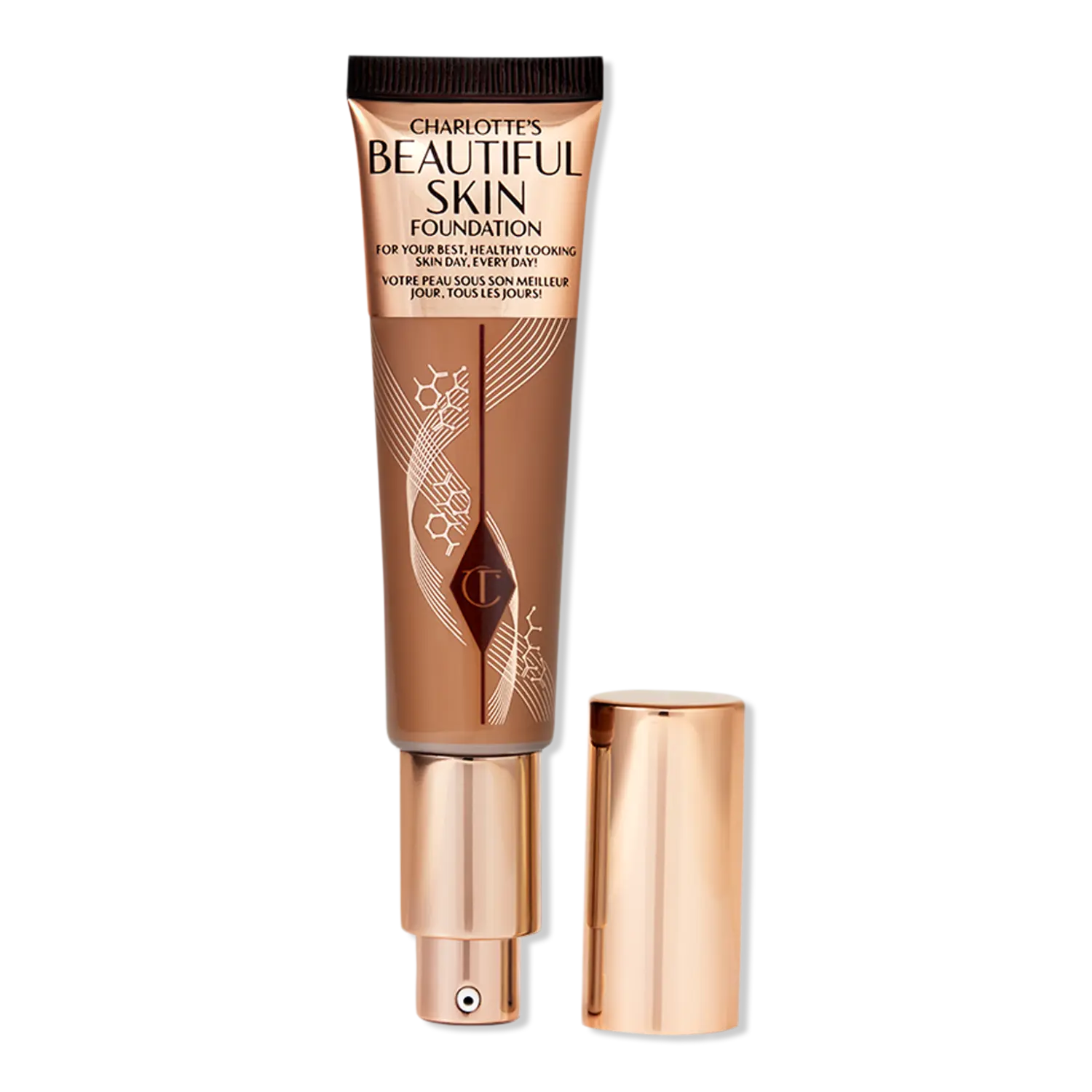 Тональный крем Charlotte's Beautiful Skin Foundation Charlotte Tilbury, 14 Cool (deep with cool rose undertones)
Тональный крем Charlotte's Beautiful Skin Foundation Charlotte Tilbury, 14 Cool (deep with cool rose undertones)