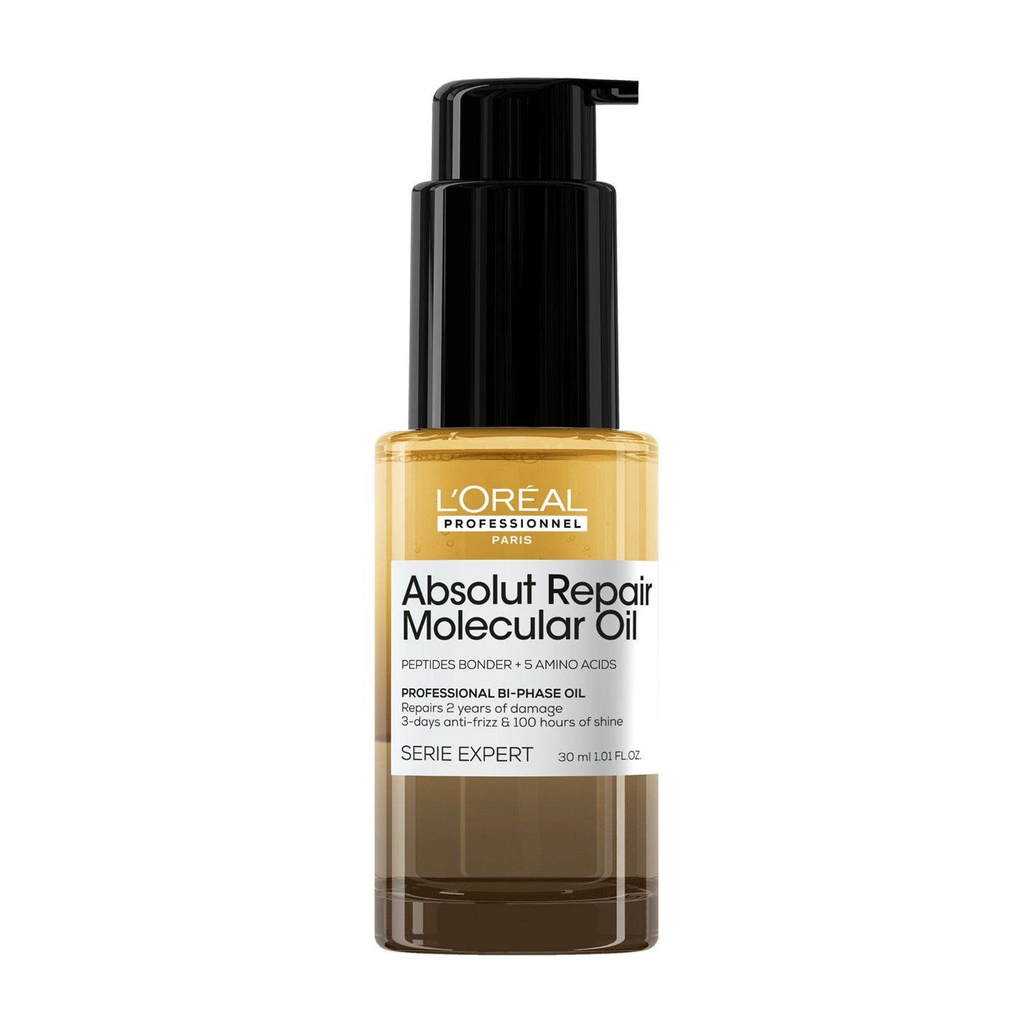 Масло для волос serie expert absolut repair molecular bi-phase oil L Oreal Professionnel Paris, объем 30 мл
Масло для волос serie expert absolut repair molecular bi-phase oil L Oreal Professionnel Paris, объем 30 мл