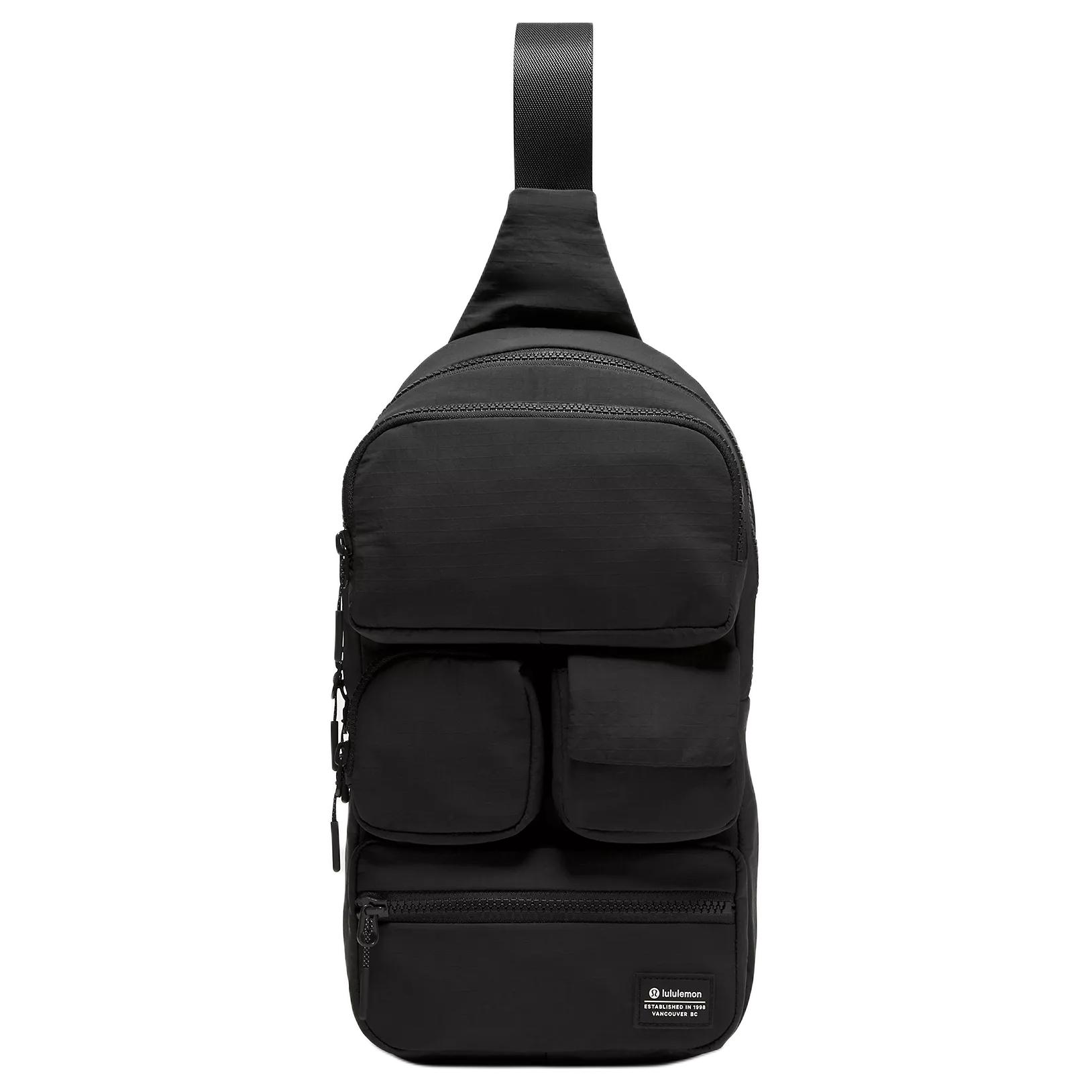 Lululemon Нейлоновая поясная сумка мужская черная, Black
Lululemon Нейлоновая поясная сумка мужская черная, Black