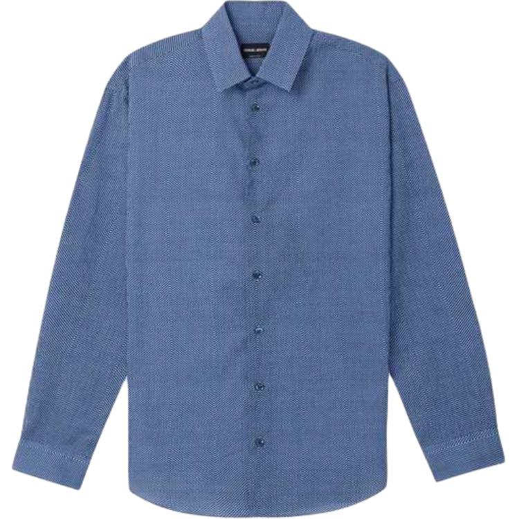 GIORGIO ARMANI Мужская синяя рубашка
GIORGIO ARMANI Мужская синяя рубашка
