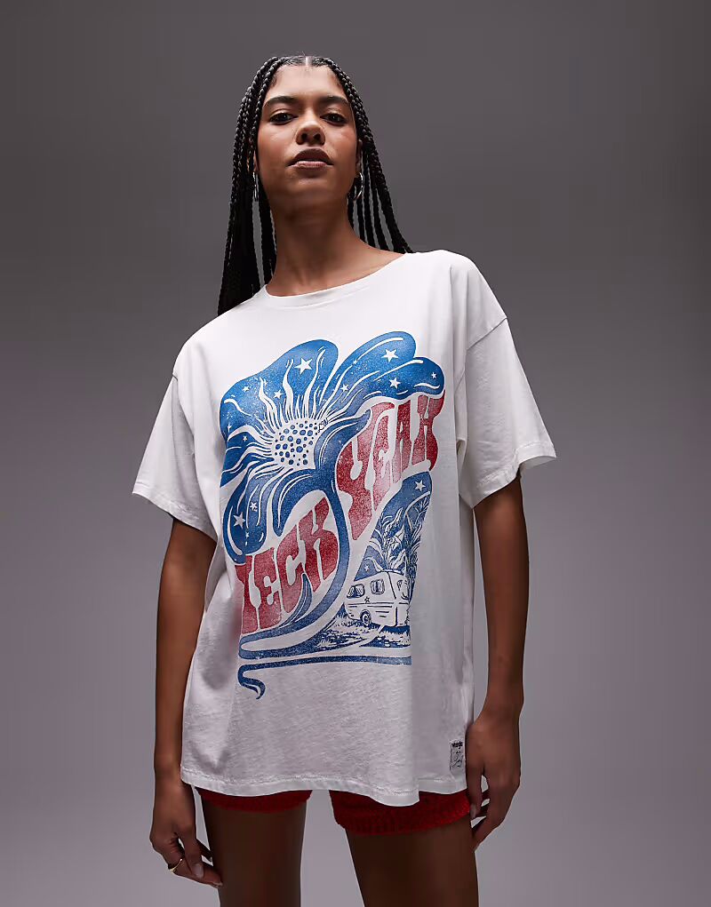 Футболка Wrangler x Lainey Wilson большого размера с принтом белого цвета
Футболка Wrangler x Lainey Wilson большого размера с принтом белого цвета