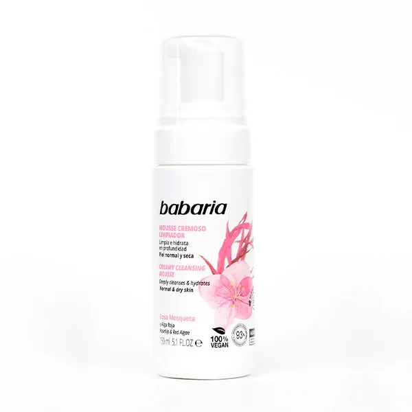 Нежное очищающее средство в формате мусса Mousse Cremoso Limpiador Babaria, 150 ml
Нежное очищающее средство в формате мусса Mousse Cremoso Limpiador Babaria, 150 ml