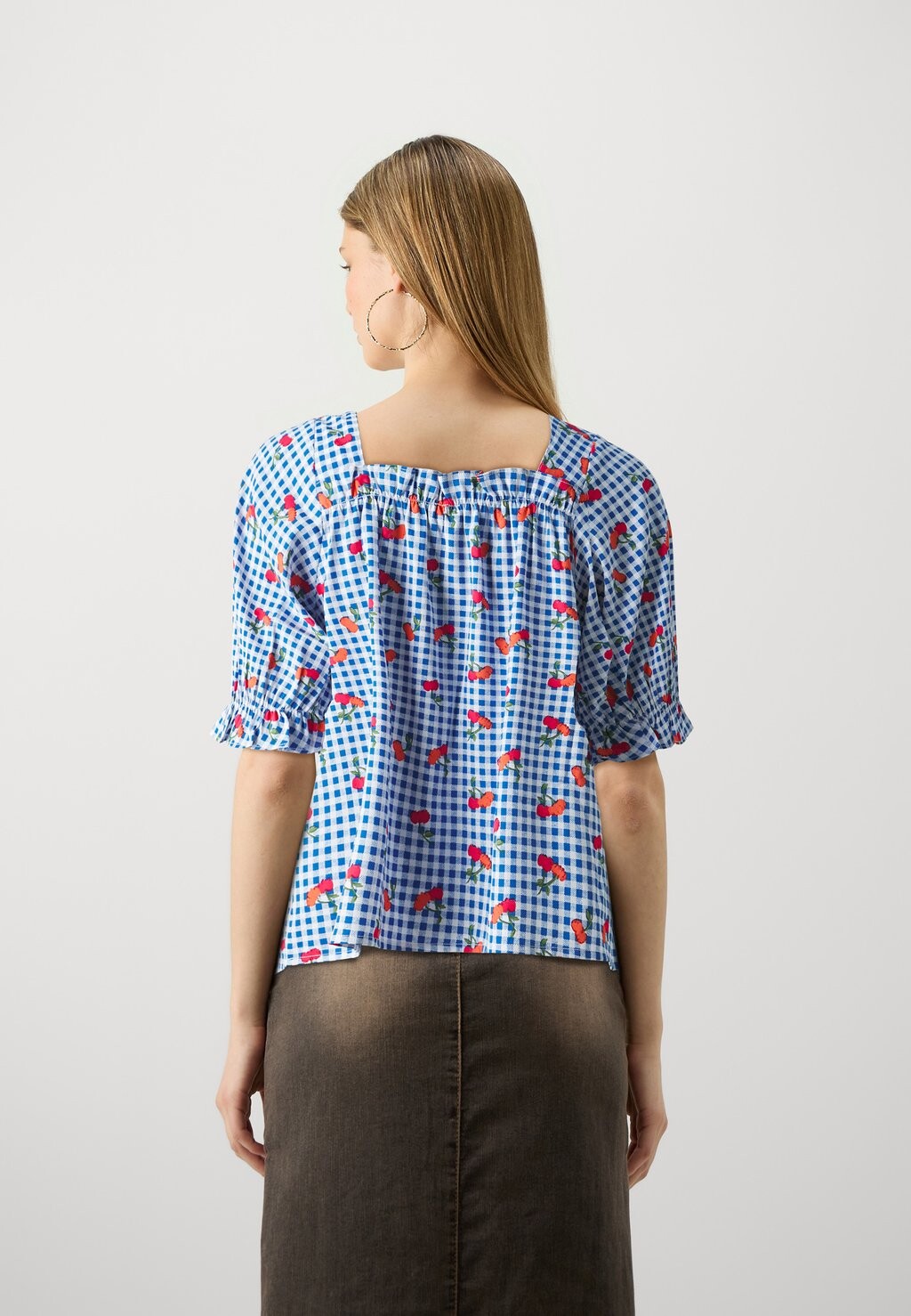 Блузка Pcbloom Pieces, синяя
Блузка Pcbloom Pieces, синяя