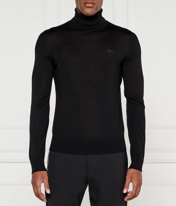 Водолазка мужская Dsquared2 из чистой шерсти, черный
Водолазка мужская Dsquared2 из чистой шерсти, черный