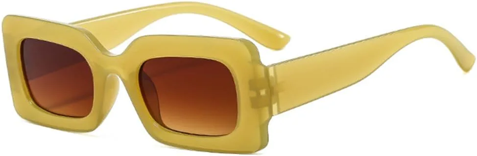 Солнцезащитные очки для женщин в стиле ретро, большая прямоугольная оправа, женские солнцезащитные очки, защита от УФ-излучения UV400 HPIRME, Yellow Tea
Солнцезащитные очки для женщин в стиле ретро, большая прямоугольная оправа, женские солнцезащитные очки, защита от УФ-излучения UV400 HPIRME, Yellow Tea