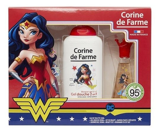 Подарочный набор для девочки Чудо-женщина, 4 шт. Corine De Farme Disney
Подарочный набор для девочки Чудо-женщина, 4 шт. Corine De Farme Disney