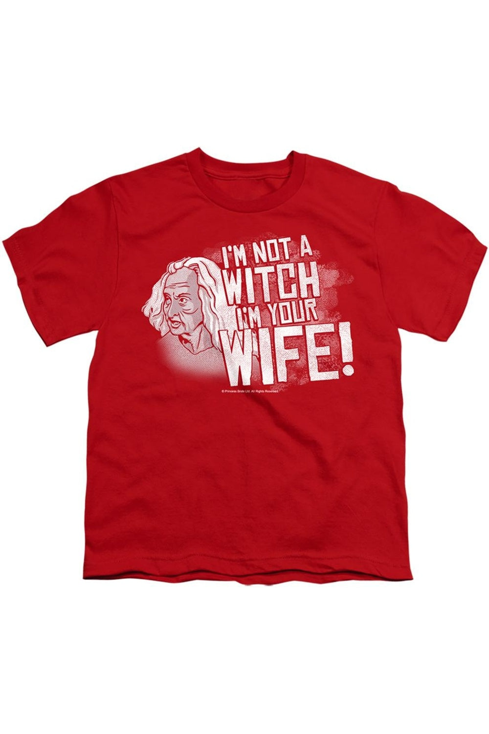 Футболка с коротким рукавом для детей "Принцесса-невеста: Я не ведьма" Gildan, красный
Футболка с коротким рукавом для детей "Принцесса-невеста: Я не ведьма" Gildan, красный
