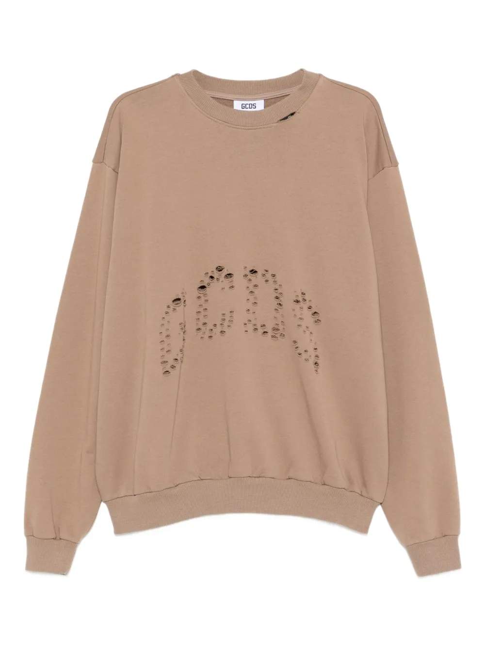 Свитшот с вырезом-логотипом GCDS, коричневый
Свитшот с вырезом-логотипом GCDS, коричневый