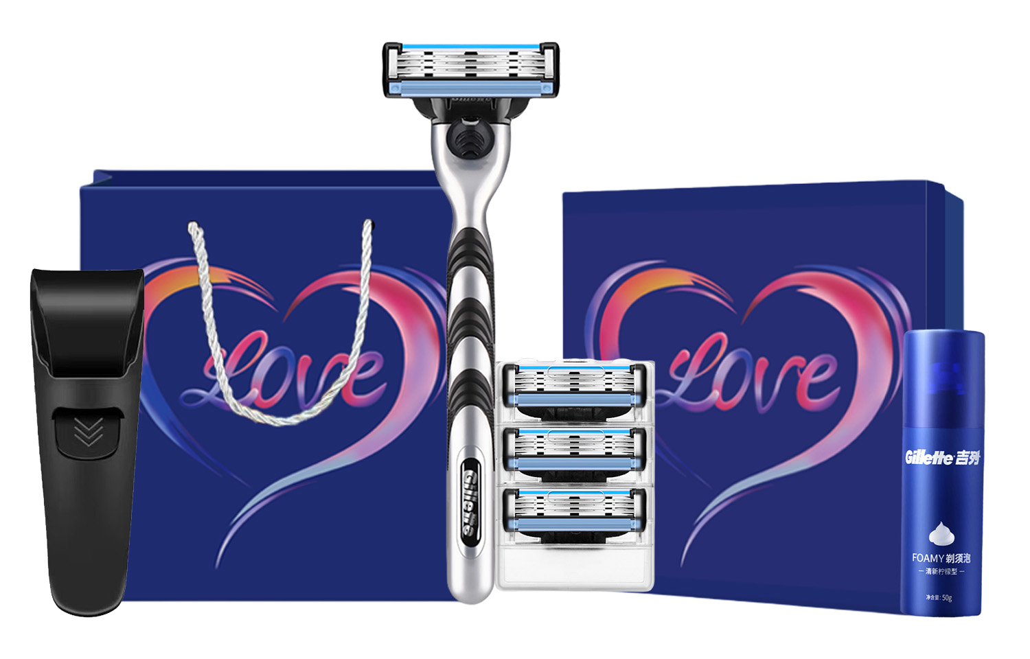 Speed Three 1 лезвие держатель + 4 лезвия бритвы ручные для мытья всего тела мокрое и сухое двойное бритье Gillette