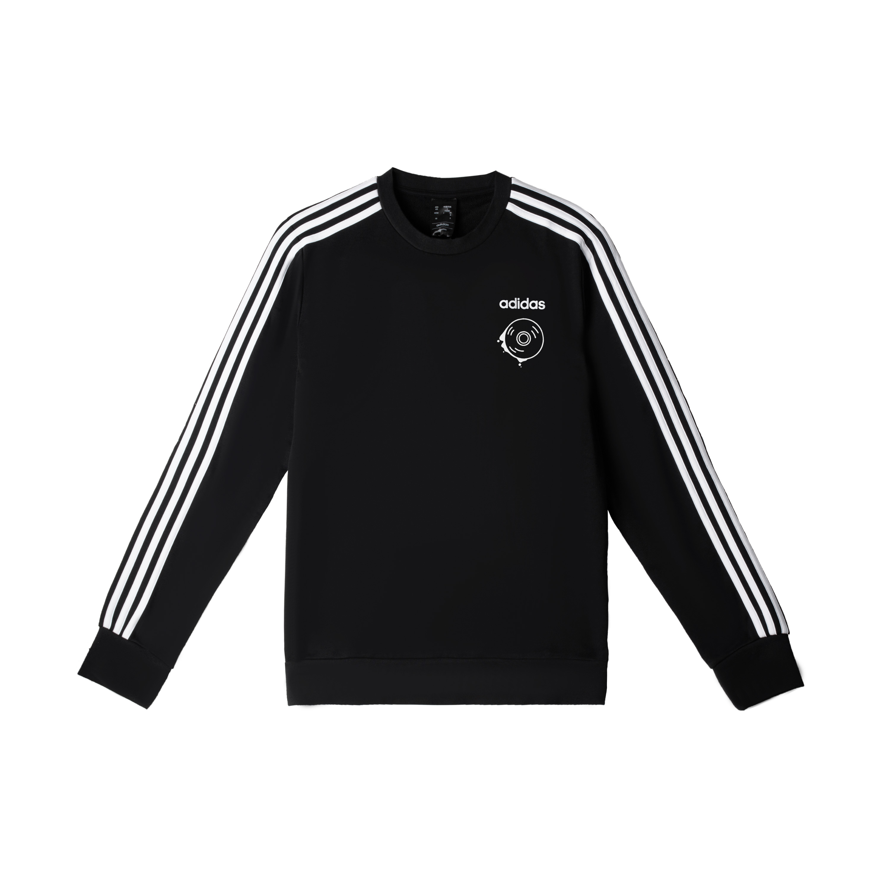 Adidas Свитшот мужской черный с круглым вырезом Moderate
Adidas Свитшот мужской черный с круглым вырезом Moderate