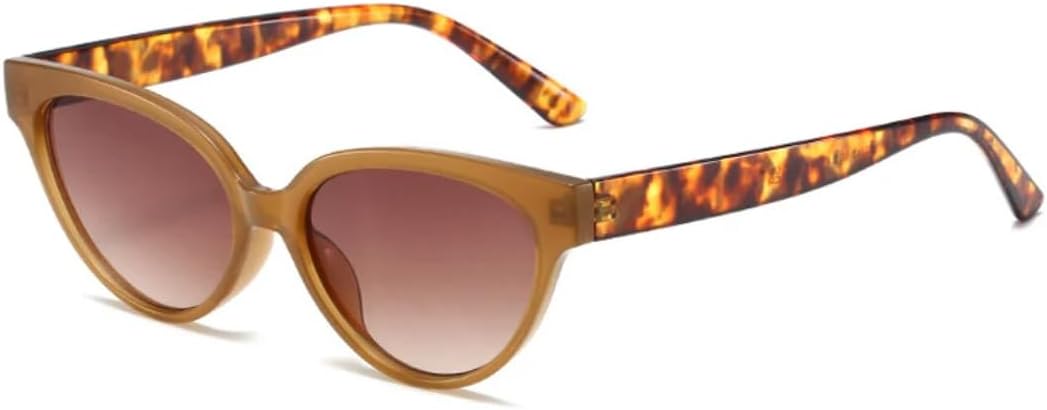 Маленькие солнцезащитные очки «кошачий глаз» из геля для женщин, модные, с градиентным переходом, защита от УФ-излучения UV400, для мужчин, в стиле ретро TYUVIVO, Tea Leopard Tea
Маленькие солнцезащитные очки «кошачий глаз» из геля для женщин, модные, с градиентным переходом, защита от УФ-излучения UV400, для мужчин, в стиле ретро TYUVIVO, Tea Leopard Tea