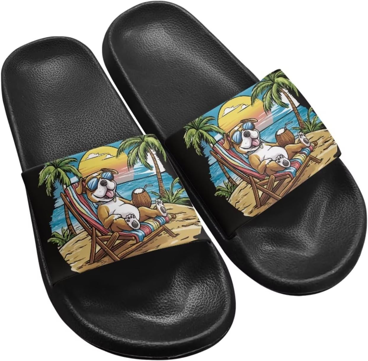 Унисекс сланцы Binienty с широким профилем для женщин и мужчин, однослойные шлепанцы, ультралегкая обувь для душа, противоскользящие, Funny Hawaii Pug
Унисекс сланцы Binienty с широким профилем для женщин и мужчин, однослойные шлепанцы, ультралегкая обувь для душа, противоскользящие, Funny Hawaii Pug