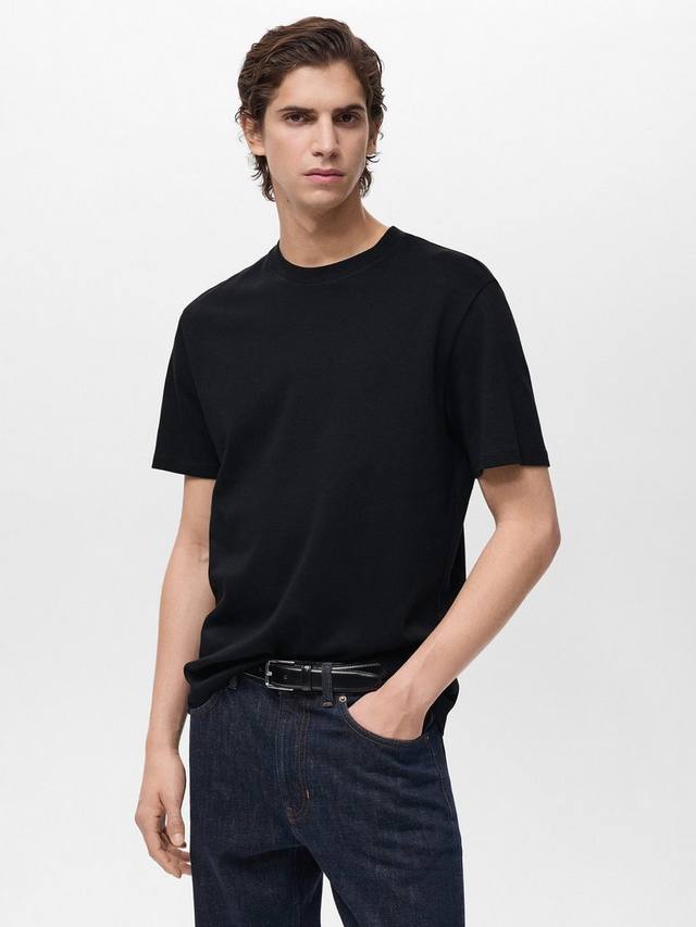 Хлопчатобумажная футболка kimi regular fit с коротким рукавом Mango, черный
Хлопчатобумажная футболка kimi regular fit с коротким рукавом Mango, черный