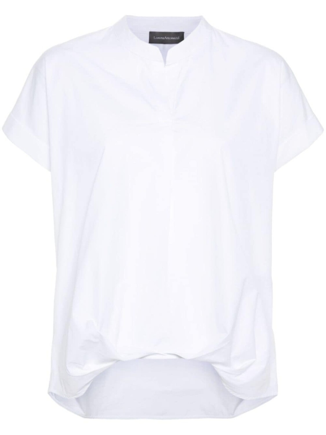 Lorena Antoniazzi поплиновая блузка со сборками, белый
Lorena Antoniazzi поплиновая блузка со сборками, белый
