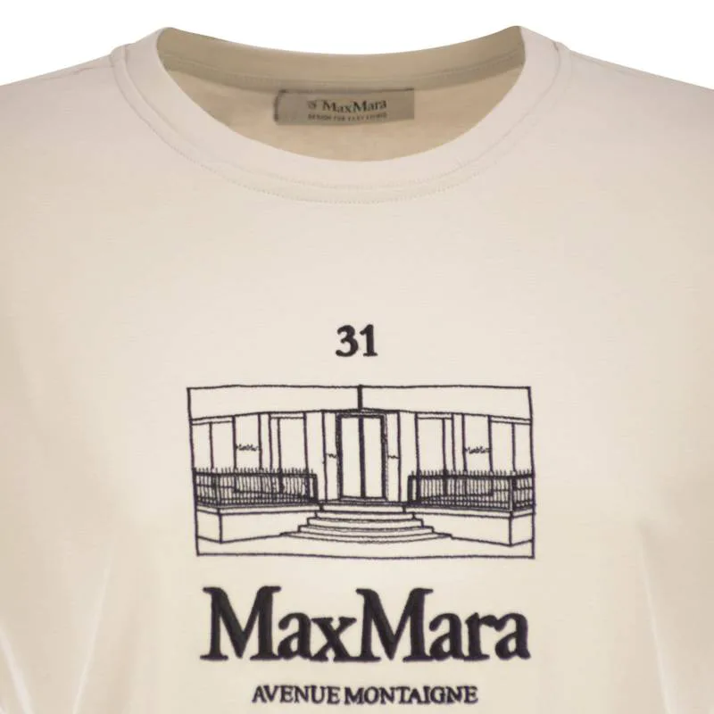 Футболка с вышивкой 'S MAX MARA, бежевый
Футболка с вышивкой 'S MAX MARA, бежевый