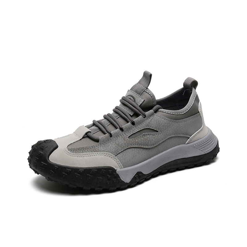 KUPE Серые мужские низкие повседневные туфли с устойчивостью к истиранию, цвет Gray
KUPE Серые мужские низкие повседневные туфли с устойчивостью к истиранию, цвет Gray