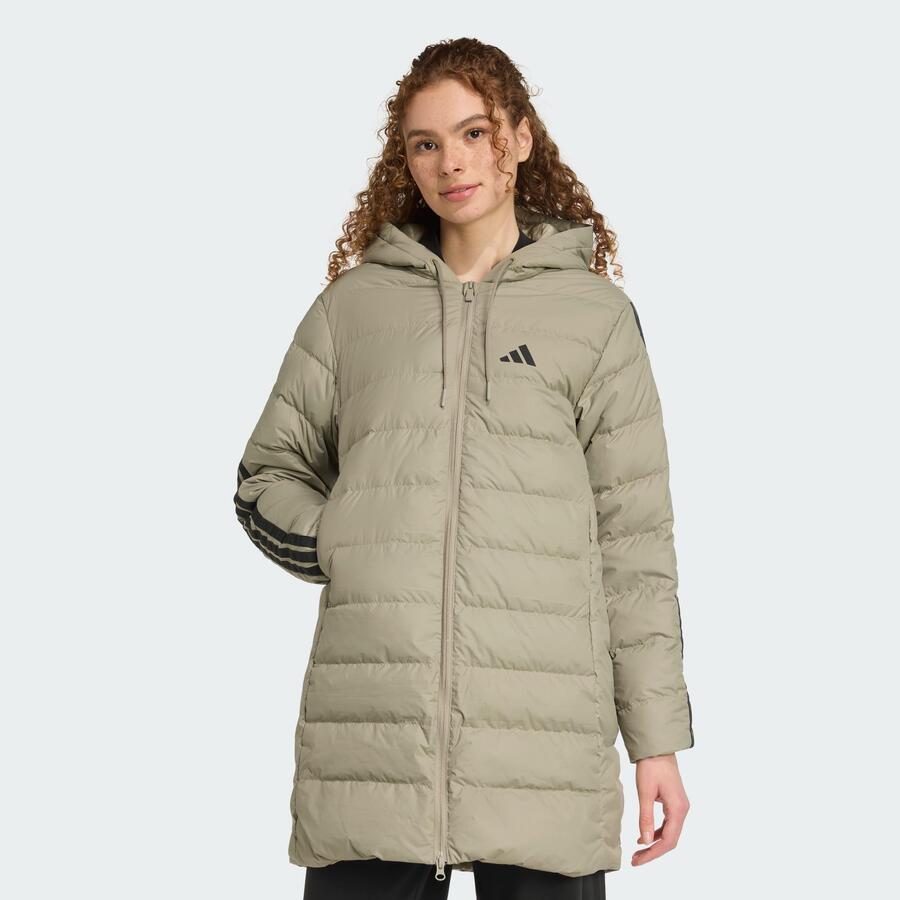 ADIDAS Легкая пуховая парка Essentials CLIMAWARM с тремя полосками и капюшоном
ADIDAS Легкая пуховая парка Essentials CLIMAWARM с тремя полосками и капюшоном