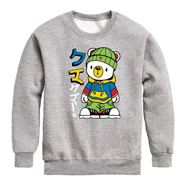 Флисовая толстовка Kuma для мальчиков 8-20 лет в уличном стиле Licensed Character, серый
Флисовая толстовка Kuma для мальчиков 8-20 лет в уличном стиле Licensed Character, серый