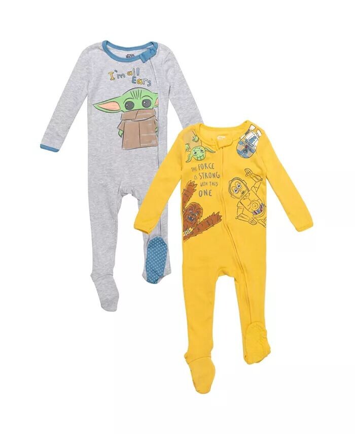 «Звездные войны» для маленьких мальчиков, Чубакка R2-D2, Дарт Вейдер, Штурмовик для малышей, комплект из 2 комплектов комбинезонов на молнии с длинными рукавами для сна и игр, для новорожденных Star Wars, мультиколор
«Звездные войны» для маленьких мальчиков, Чубакка R2-D2, Дарт Вейдер, Штурмовик для малышей, комплект из 2 комплектов комбинезонов на молнии с длинными рукавами для сна и игр, для новорожденных Star Wars, мультиколор