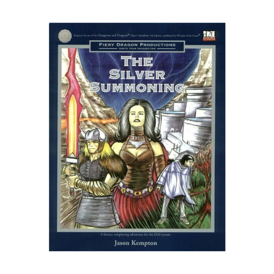 Модуль Silver Summoning, Fantasy Supplements (Fiery Dragon) (d20)
Модуль Silver Summoning, Fantasy Supplements (Fiery Dragon) (d20)