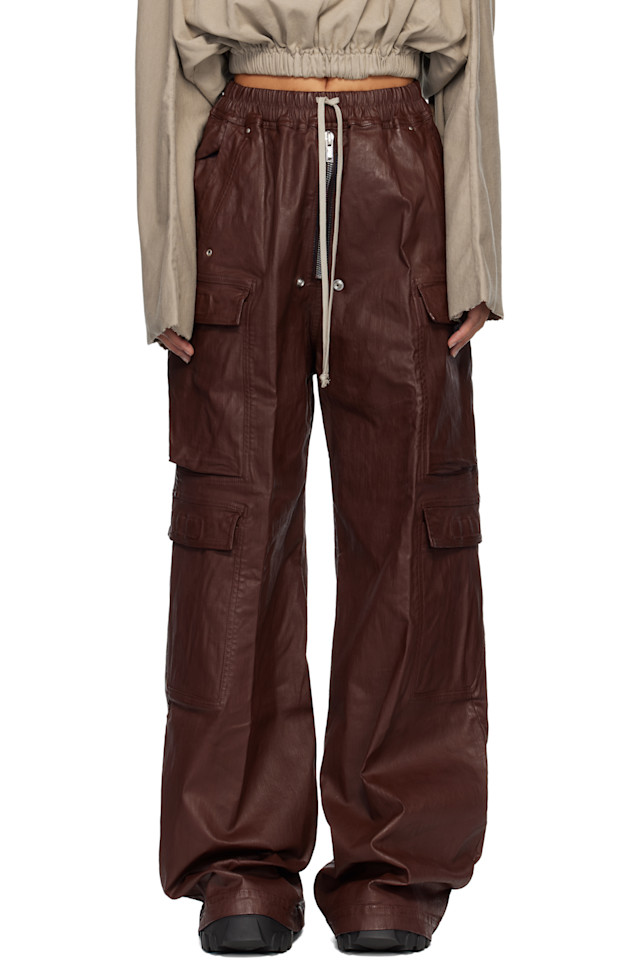 Rick Owens Drkshdw Бордовые конкордансы, двойные большие джинсы-карго из денима
Rick Owens Drkshdw Бордовые конкордансы, двойные большие джинсы-карго из денима