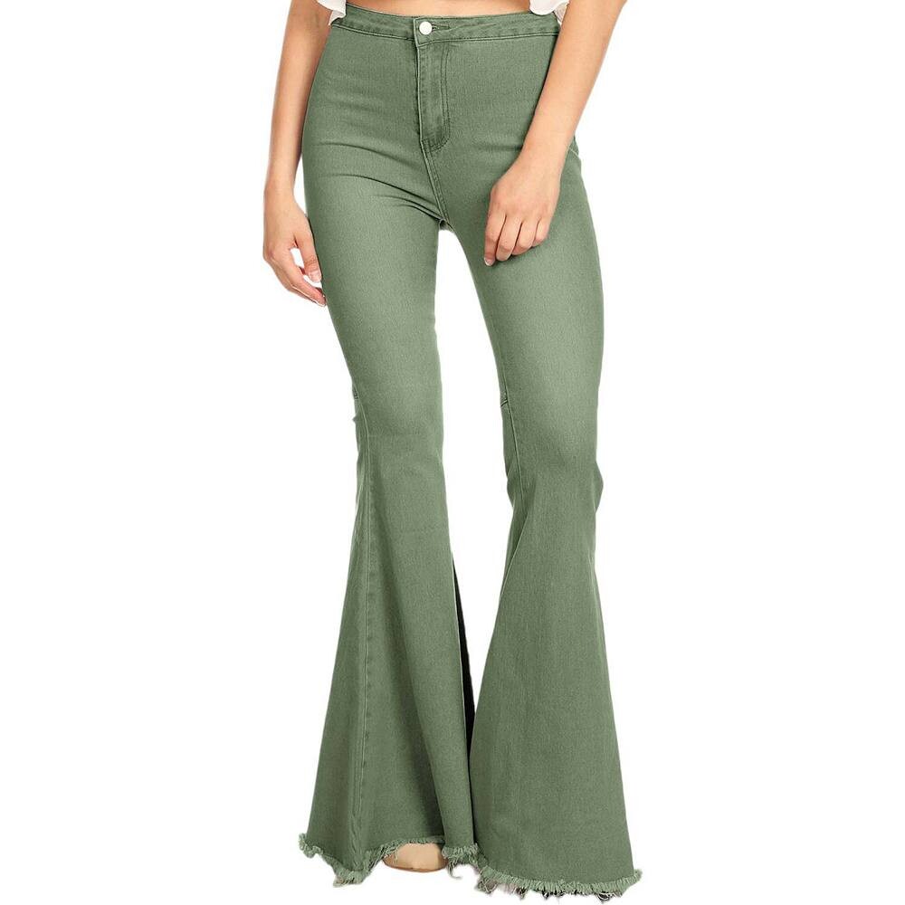 Женские джинсовые джинсы с расклешенным низом и высокой талией Anna-Kaci, зеленый
Женские джинсовые джинсы с расклешенным низом и высокой талией Anna-Kaci, зеленый