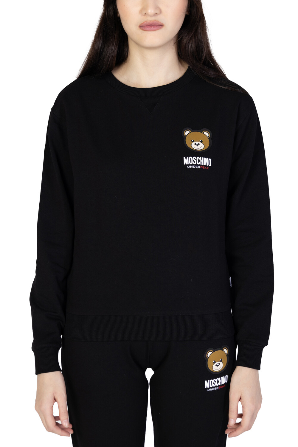 Свитшот женский Moschino Underwear с принтом медведя, черный
Свитшот женский Moschino Underwear с принтом медведя, черный