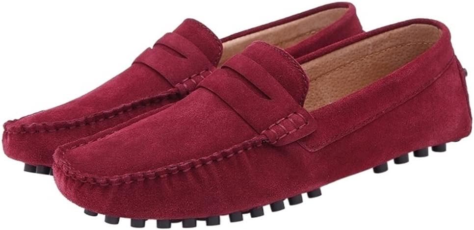 Мужские лоферы, пенни-лоферы, простые однотонные цвета, замшевая верхняя часть, плоский каблук, удобные, гибкие, устойчивые к скольжению, классические слипоны для выпускного Jiadeli, красный
Мужские лоферы, пенни-лоферы, простые однотонные цвета, замшевая верхняя часть, плоский каблук, удобные, гибкие, устойчивые к скольжению, классические слипоны для выпускного Jiadeli, красный