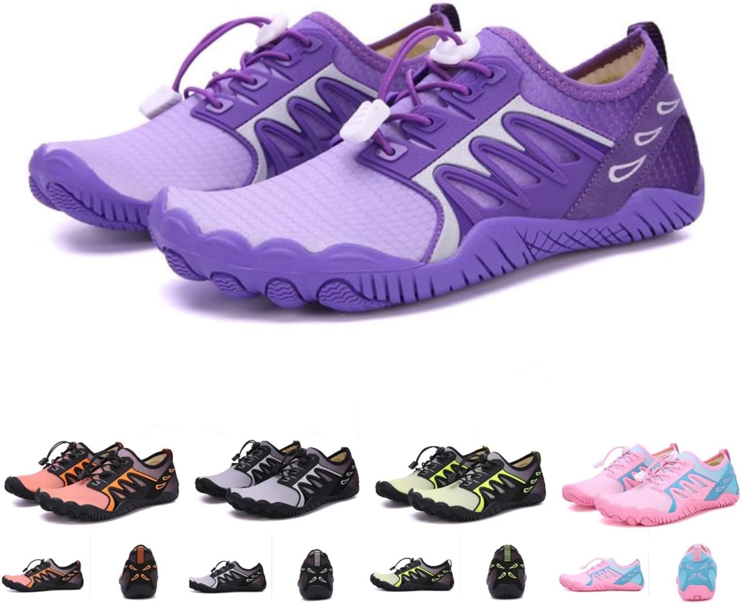 Кроссовки для походов для женщин, новые походные кроссовки для мужчин и женщин, нескользящая обувь для трейла, обувь для походов, дышащая с широким носком Kaeril, пурпурный
Кроссовки для походов для женщин, новые походные кроссовки для мужчин и женщин, нескользящая обувь для трейла, обувь для походов, дышащая с широким носком Kaeril, пурпурный