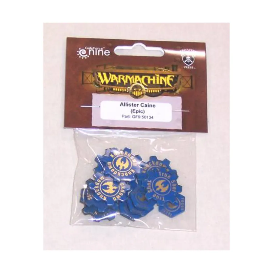 Аллистер Кейн (Эпический), Warmachine - Warcaster Token Sets - Cygnar (Gale Force Nine)
Аллистер Кейн (Эпический), Warmachine - Warcaster Token Sets - Cygnar (Gale Force Nine)