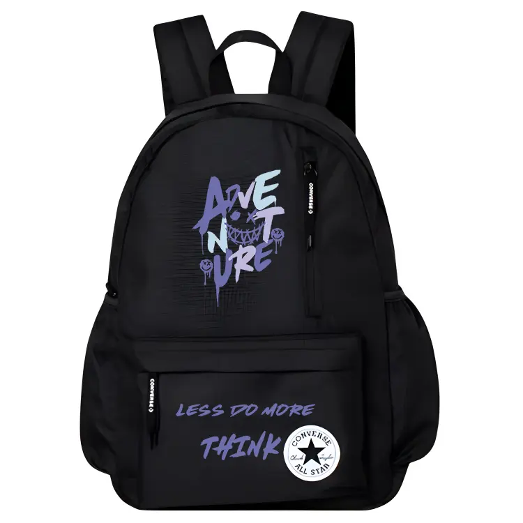 Converse Полиэстеровый рюкзак среднего размера унисекс черный, Purple Smiley Face
Converse Полиэстеровый рюкзак среднего размера унисекс черный, Purple Smiley Face