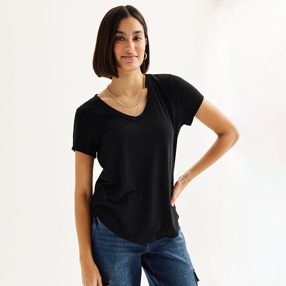 Юниорская футболка SO с короткими рукавами и V-образным вырезом, цвет Black Luxe
Юниорская футболка SO с короткими рукавами и V-образным вырезом, цвет Black Luxe