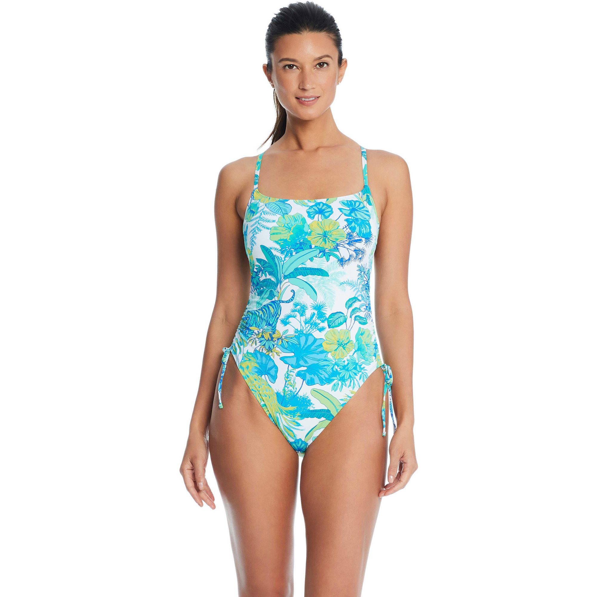 Женский слитный купальник Whats New Pussycat с вырезом-лодочкой MIO Bleu Rod Beattie, Multi-Color
Женский слитный купальник Whats New Pussycat с вырезом-лодочкой MIO Bleu Rod Beattie, Multi-Color