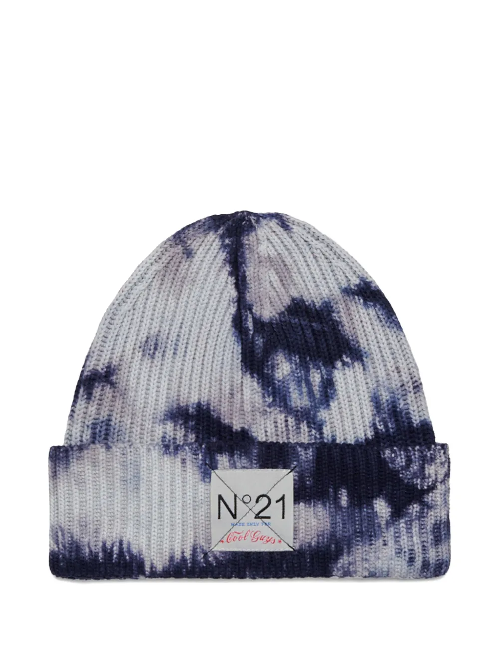 Шапка бини в рубчик с принтом тай-дай Nº21 Kids, синий
Шапка бини в рубчик с принтом тай-дай Nº21 Kids, синий
