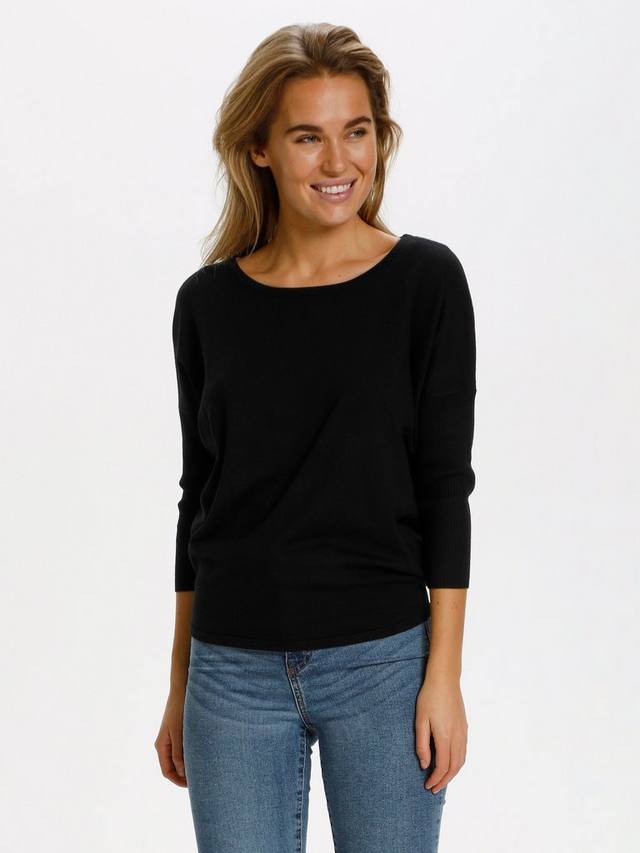 Джемпер с рукавом mila 3/4 Saint Tropez, черный 
Джемпер с рукавом mila 3/4 Saint Tropez, черный