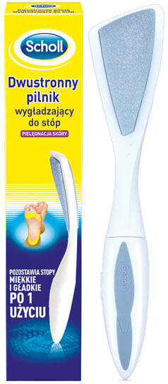 Двусторонняя пилочка для разглаживания пяток, 1 шт. Scholl
Двусторонняя пилочка для разглаживания пяток, 1 шт. Scholl