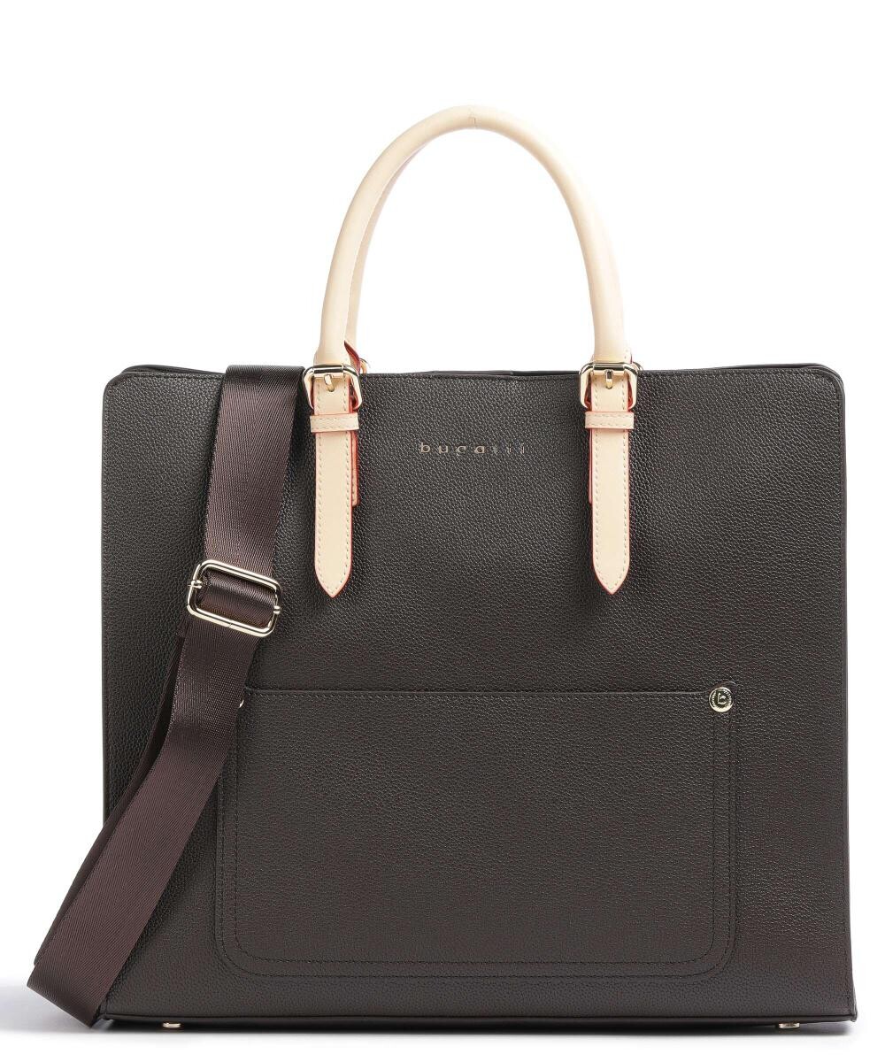 Шоппер Ella из зернистой яловой кожи. Bugatti, коричневый 
Шоппер Ella из зернистой яловой кожи. Bugatti, коричневый